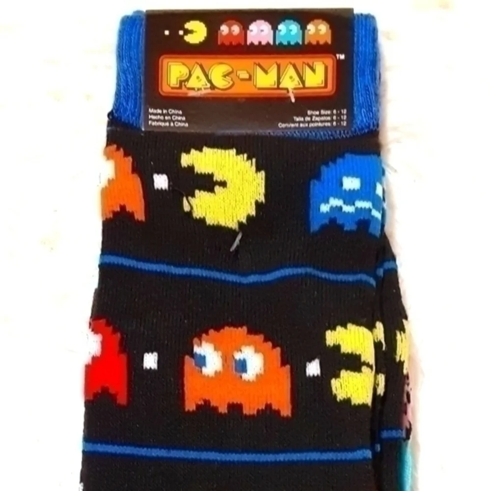 Pac-Man Arcade Game Socks